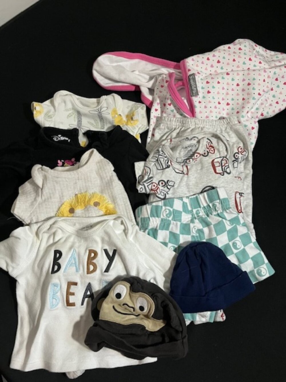 Lot of 10 Girls Clothes Size Newborn to 3 Months